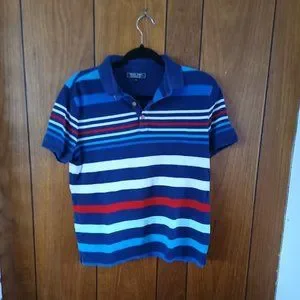 Baleno Urban Shirts Baleno Urban Mens Polo Size M Blue White